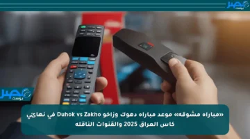 «مباراة مشوقة» موعد مباراة دهوك وزاخو Duhok vs Zakho في نهائي كأس العراق 2025 والقنوات الناقلة